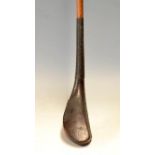 Early R FORGAN curved face short spoon c.1875 - with makers early large block lettering to the