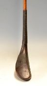 Early R FORGAN curved face short spoon c.1875 - with makers early large block lettering to the