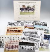 Large Selection of Cricket Press Photographs: To include Action photo's Team groups of the MCC and