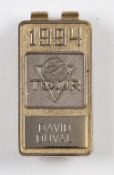 1994 NIKE Tour official players money clip badge - Engraved David Duval secured his main tour card
