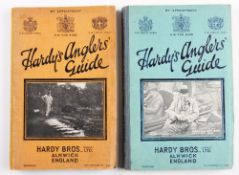 Hardy's Anglers' Guides 1929 and 1930 51st and 52nd Edition pages internally very clean overall A/