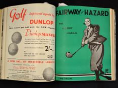 1935 - "Fairway and Hazard The Golfers Journal" Vol 7 No.1 January - to No.12 December monthly