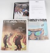 2012 Olympic Newspapers Presentation Set - 'The Times and The Sunday Times' selection of
