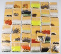 Large collection of Artificial Fishing Flies - 36 x One Dozen pkts - to include Tadpole White; A