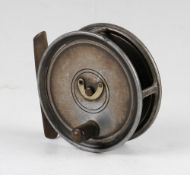 Extremely rare Hardy Uniqua Mk.1 Duplicated 2 7/8" alloy fly reel (1919-1920) - single check