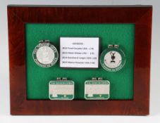 2012 / 2015 World Match Play Championship enamelled Money Clip collection (4) - 2012 played at