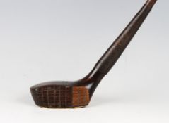 Brews Patent "Heelless" spliced neck driver stamped with Reg No 204214 c.1893 - with full brass sole