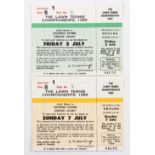 Tennis - 1985 Lawn Tennis Championships Wimbledon Tickets - To include tickets Men's Semi- Final