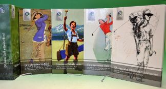Gillmeister, H and Meister, Christoph - "100 Jahre Golf in Deutschland" 1st ed 2007 in 4x volumes