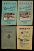 Hardy's Anglers' Guides 1950s Selection includes 1951, 1952, 1954, 1956, - condition generally