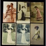 Selection of Tennis Postcards to include 'Marie Studholme', 2x others and another depicting a couple