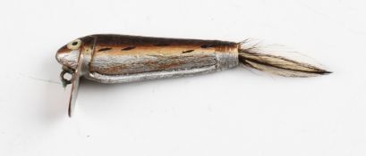 Rare Hardy Bully/White Bait - fry colour , diving blade and feather tail - made for the lakes in New