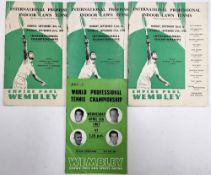 Tennis - Indoor Lawn Tennis International Championships Programmes to include 1958 (x2), 1961