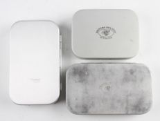 3x various Wheatley alloy dry fly boxes - incl 2x Richard Wheatley and Wheatley Silmalloy - 2x