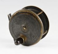 C Farlow & Co Ltd salmon reel: 10 Charles St St James Sq S W. 4.25" dia - Patent No 363 patent