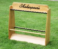 Shakespeare Double Rod Rack for 30 rods - overall 36' x 36"
