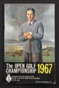 1967 Official Open Golf Championship signed programme - played at Royal Liverpool Golf club 12th-