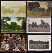 Tennis Postcard Selection to include various topographical postcards featuring 'Battersea Park, '