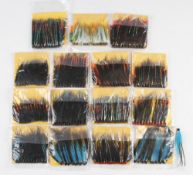 Large collection of Artificial Fishing Flies salmon tubes - 15x One Dozen pkts Green Highlander;