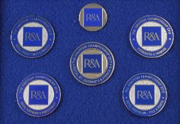 2013 / 2017 R & A Amateur Championship enamelled Badge collection- 2013 Royal Cinque Ports &