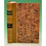 Browning, Robert rare quarter leather bound - "A History of Golf - The Royal & Ancient Game" 1st
