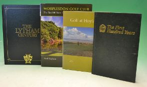 Golf Club Histories (4) - one signed to incl Behrend and Graham signed 'Golf at Hoylake' 1st ed 1990
