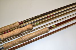 Various constructed fly rods (3): Sharpes, Aberdeen for Farlow "Farlight" 9ft 3ins 2pc Graphite #