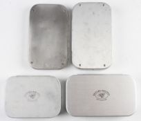 4x various Wheatley alloy fly boxes - 2x Richard Wheatley foam lined and 2x Wheatley Silmalloy one