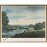 Havers, Tim (after) ltd ed signed print - titled "The Itchen, McCaskie's Corner at Abbotts Barton"