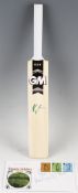 Miniature Cricket Bat- Signed by England legend Kevin Pietersen together with FDC signed by