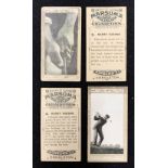 Scarce set of Marsuma Co golfing cigarette cards - issued in 1914 c/w set 50/50 featuring famous