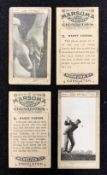 Scarce set of Marsuma Co golfing cigarette cards - issued in 1914 c/w set 50/50 featuring famous