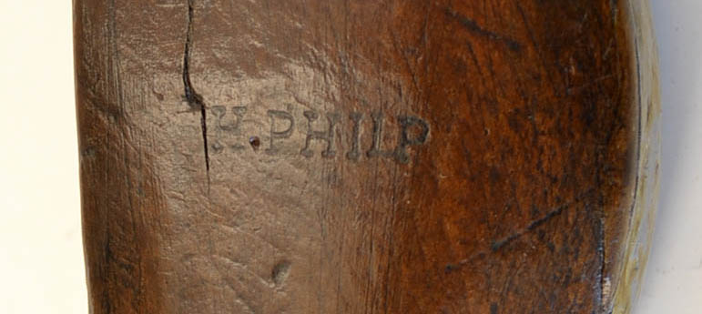 Fine late 18th century longnose hooked face putter - typical 18th century style with a ¾ inch wide - Image 3 of 5