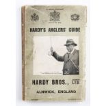 Hardy's Anglers' Guide 1926 48th Edition internally clean, creases and splits to covers, split to