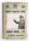 Hardy's Anglers' Guide 1926 48th Edition internally clean, creases and splits to covers, split to