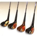 4x various MacGregor No. 5 woods - incl Jack Nicklaus VIP. Jack Nicklaus Master, Ambassador model