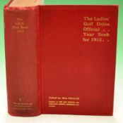 The Ladies Golf Union Official Year Book for 1913 - Vol. XIX - Ed by Miss Issette Pearson- Miller --