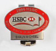 2006 HSBC European Tour World Match Play Golf Championship official players engraved enamel money