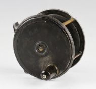 C Farlow & Co Ltd salmon reel: 10 Charles St, St James Square S.W. 4.25" dia - Patent No 3155,