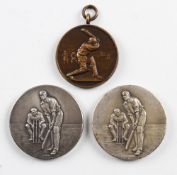Cricket Medals (3): 2x Aldershot District Athletic Association 1955 & 1956 together with RAMC