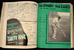 1936 - "Fairway and Hazard The Golfers Journal" Vol 8 No.1 January - to No.12 December monthly