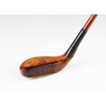 Interesting and rare Anderson & Son Edinburgh Patent golden beech wood transitional head with