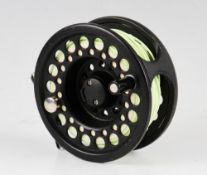 Fenwick Black Hawk 7/8 salmon fly reel - c/w floating line as new - and 4x Versitip Attachments in