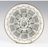 D Bradman - 'Century of Centuries' Commemorative Cricket Coalport bone china plate - in good
