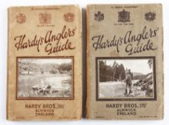 Hardy's Anglers' Guides 1927 and 1928 49th and 50th Editions both examples internally clean, with