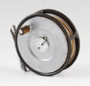 Hardy fly reel: Hardy Bros The Lightweight 3" alloy fly reel, with centre drum lever release