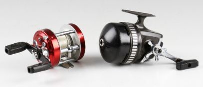 Pair of Daiwa reels: Close faced bait casting reel LH together with Millionaire 3R multilayer both