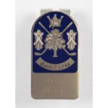 Dunhill Links Pro-Am official players money clip badge - Pro Am event one of two produced engraved