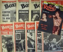 1980s 'Boxing News' Magazine/Newspapers a selection of 9 issues to include 1983 No.44 and 46, 1985