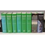 Wisden Cricketers' Australia Almanacks - 1998 (first edition) to 2005/06 - all hard-back with dust